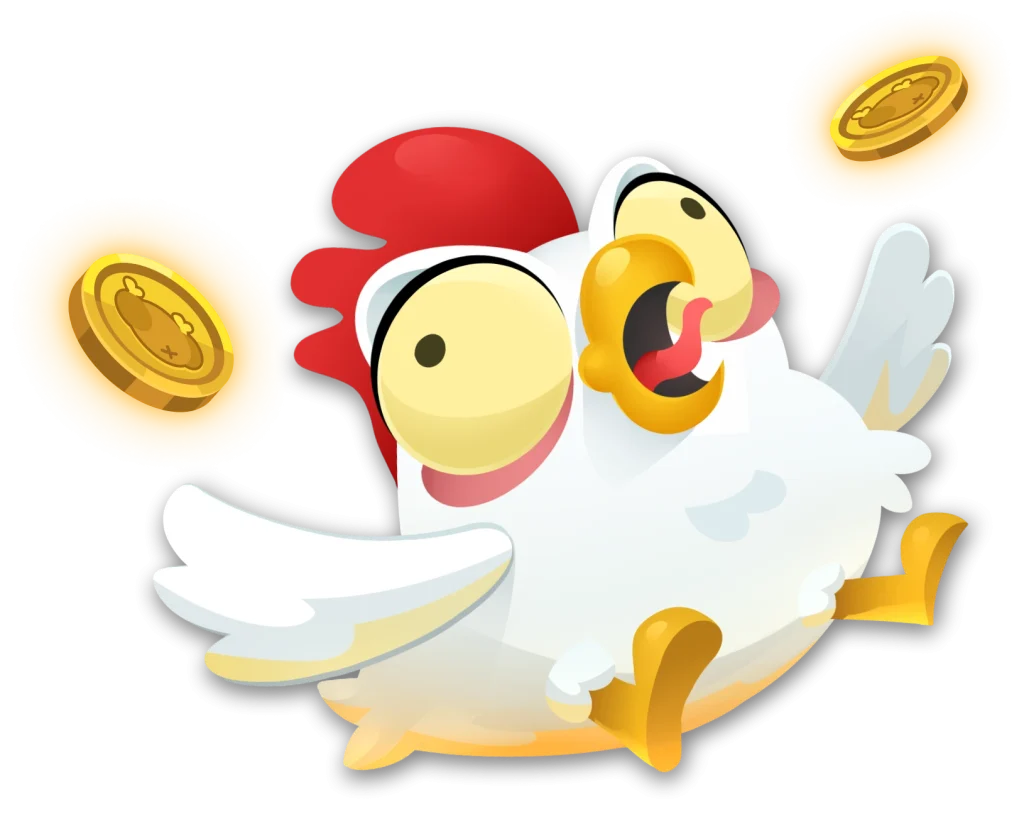 Chicken road icon.